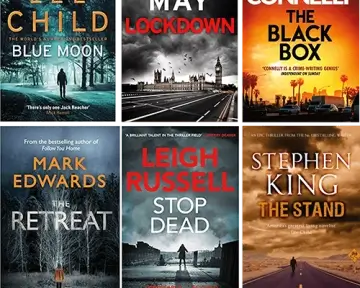 Thriller book covers